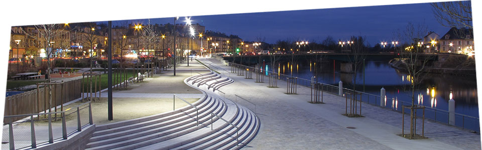 Éclairage public Cergy-Pontoise