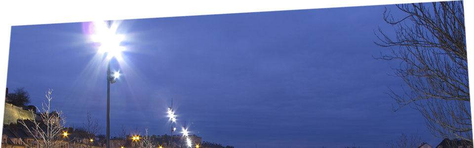 Éclairage public Cergy-Pontoise